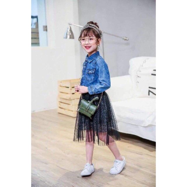 Chân váy ren Bé gái 9- 14 tuổi