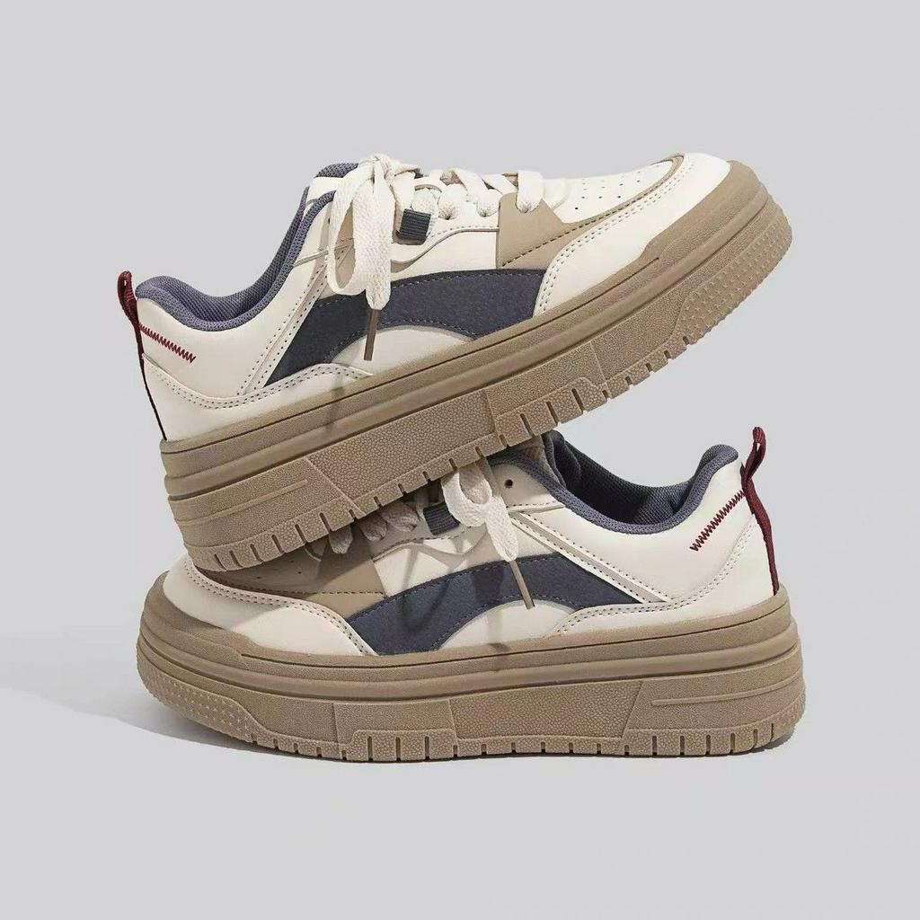 Giày sneaker thể thao nữ da lì độn đế kiểu học sinh năng động Ulzzang FLOWER G71 - nguyentrang239