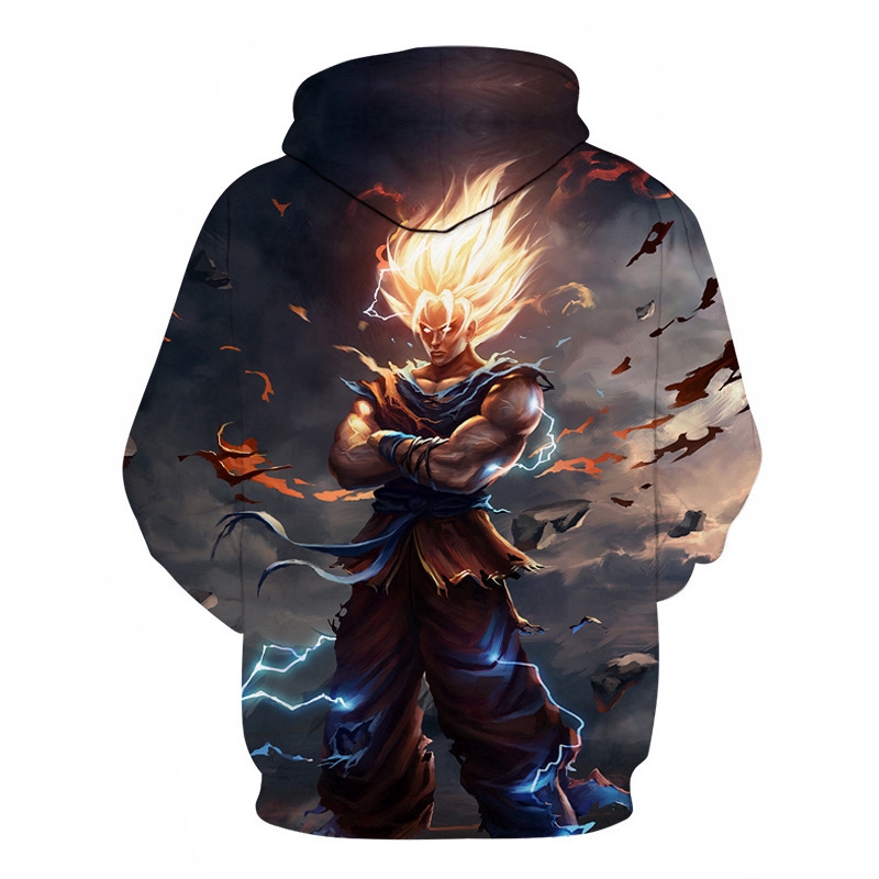 Áo hoodie có in hình Anime Dragon Ball Z Sun WuKong cao cấp cho nam / nữ | BigBuy360 - bigbuy360.vn