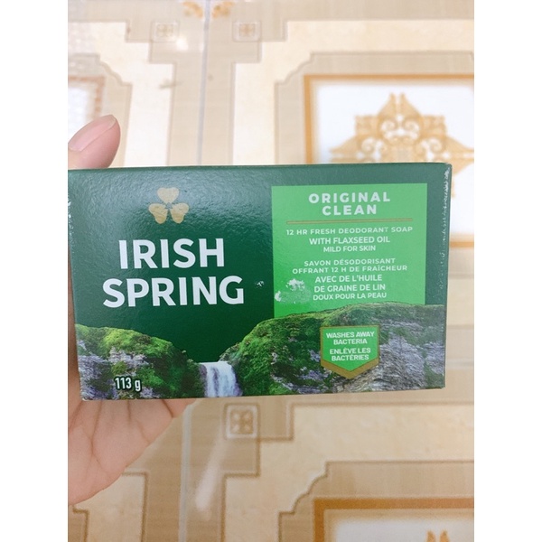xà bông cục Spring Mỹ  Irish Spring của Mỹ