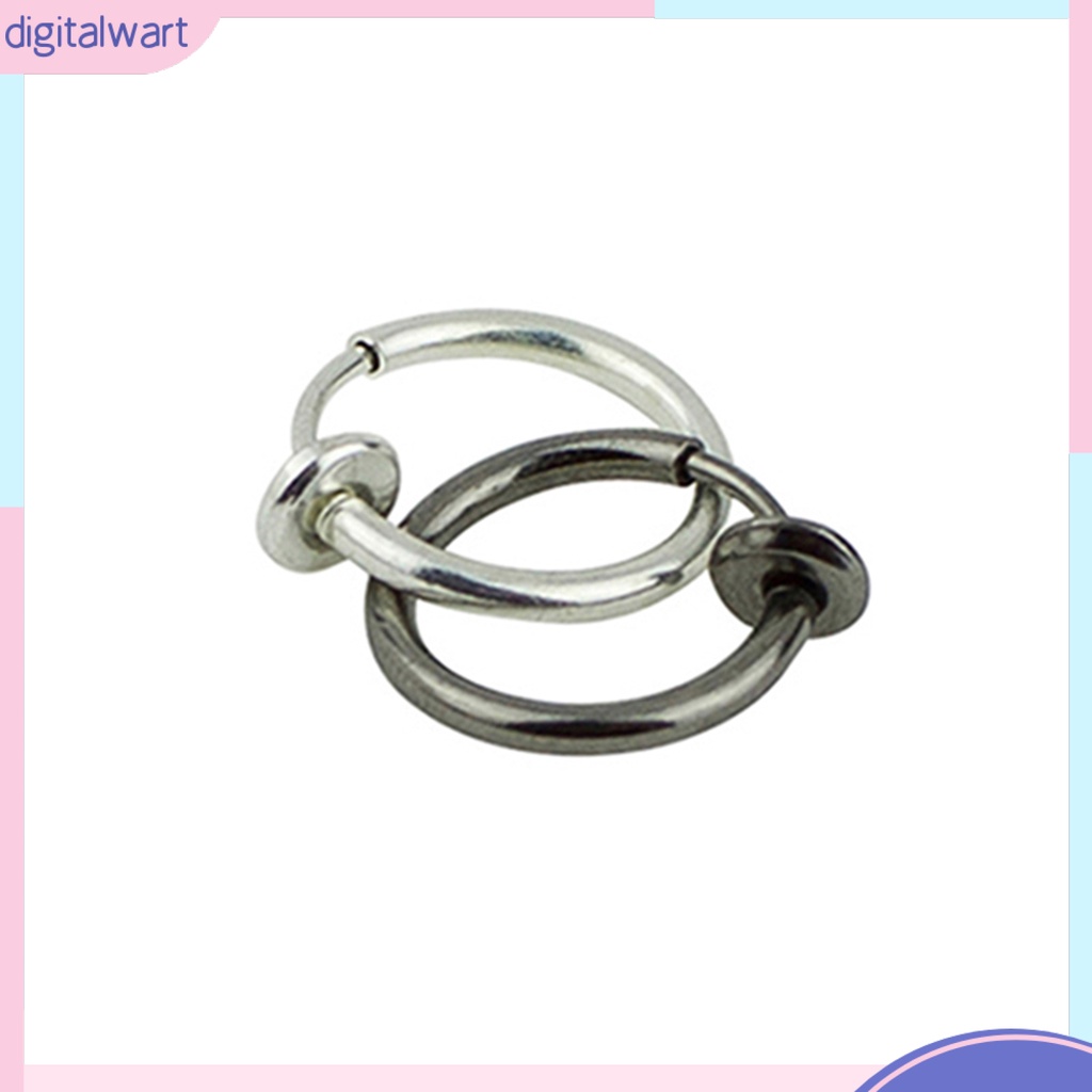 Khuyên tròn thiết kế đơn giản dùng để xỏ tai/mũi/môi cá tính trẻ trung cho nam và nữ