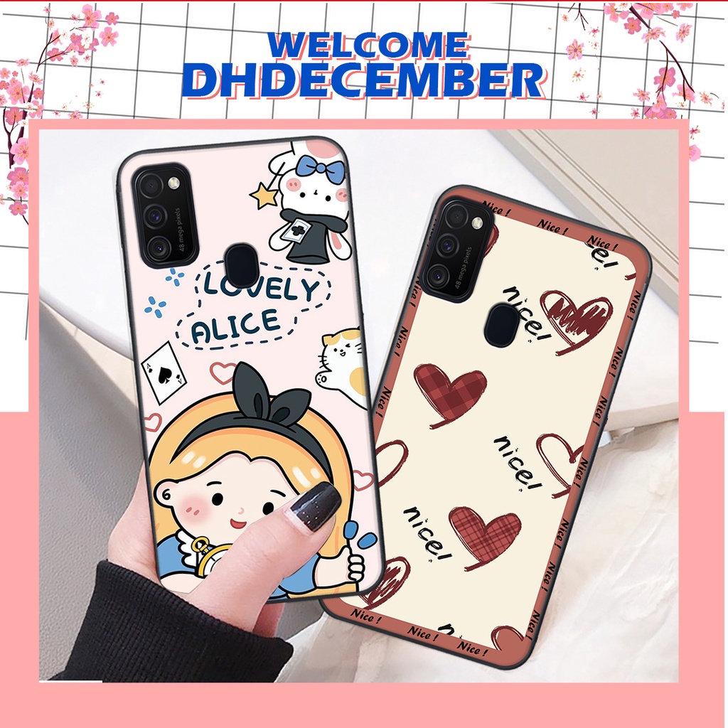 Ốp lưng Samsung  M21 / M31 / M30S in hình nice ,good luck happy ốp xinh viền dẻo đẹp chất