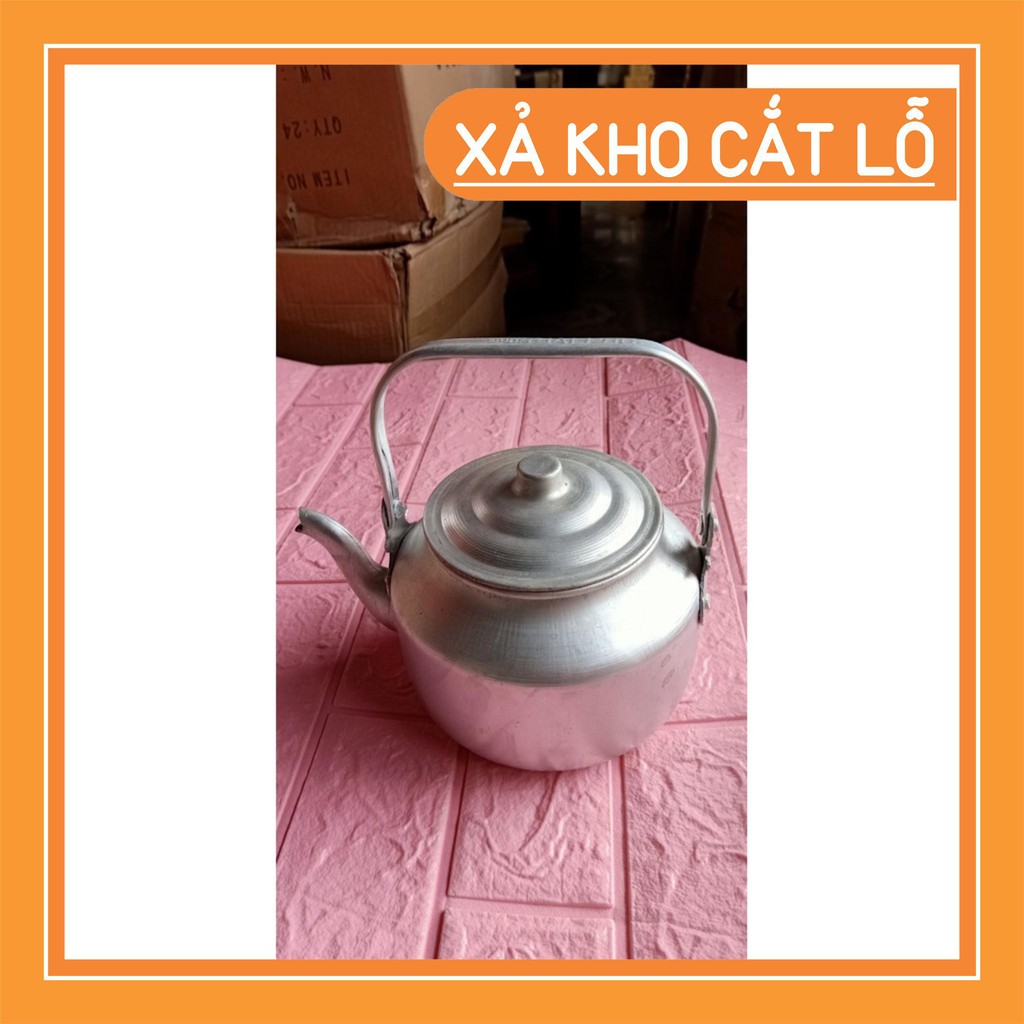 (thanh lý kho giá sỉ) {Rẻ vô địch} sỉ ấm nhôm 5l