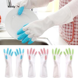Đôi găng tay chống trượt chống thấm nước dùng để rửa chén dĩa tiện dụng