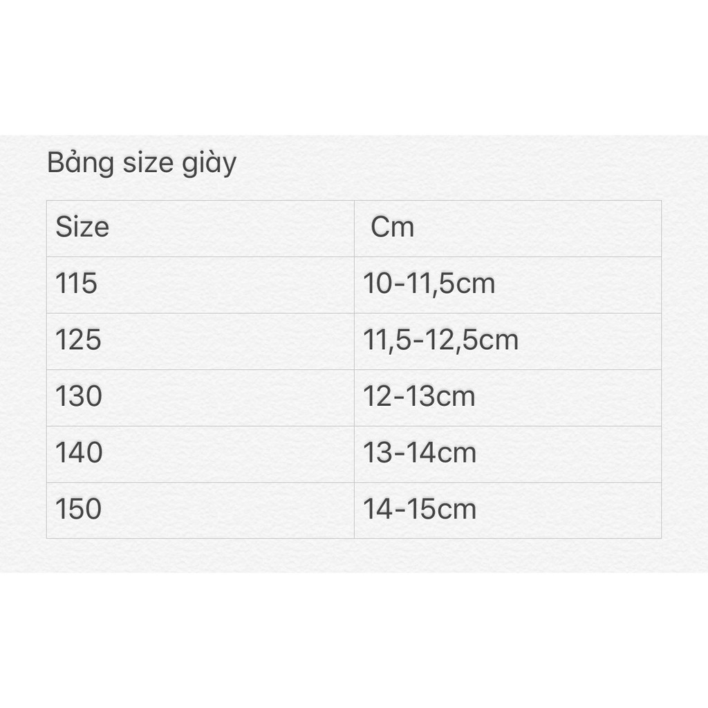 Giày Trắng nội địa Hàn Quốc cho bé trai , bé gái