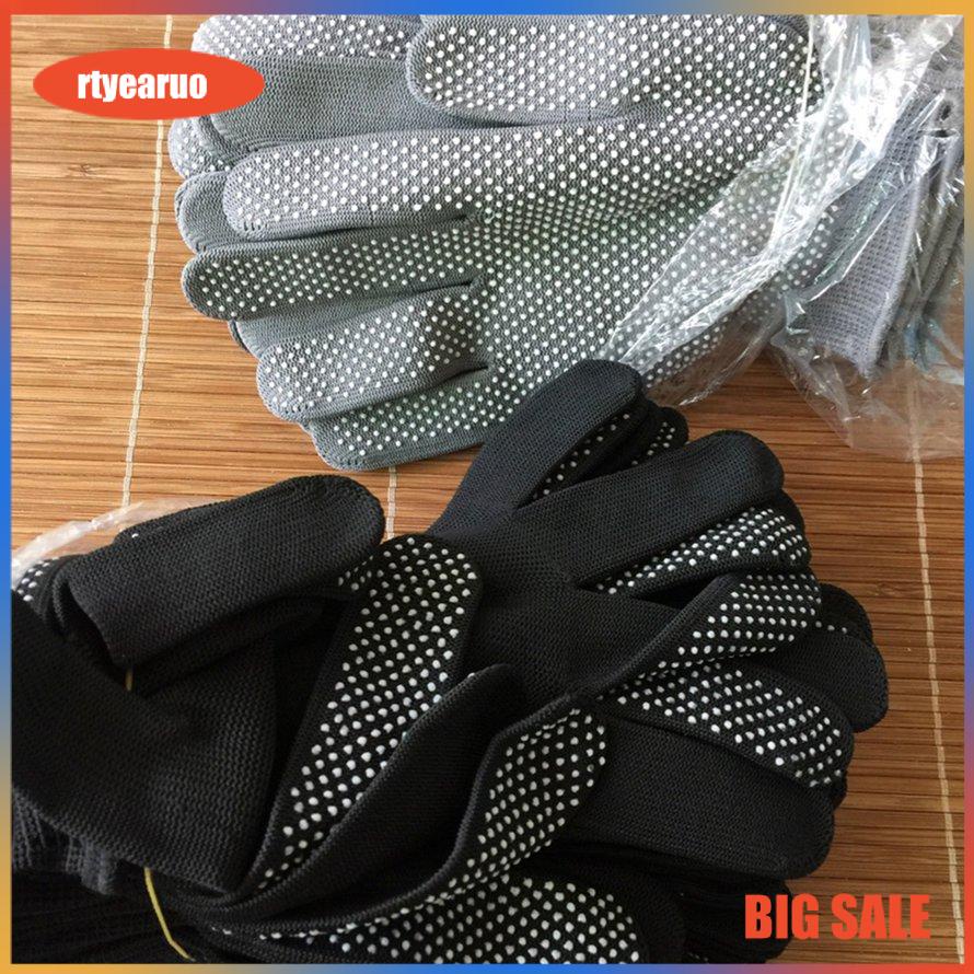 Đôi găng tay silicone cotton chịu nhiệt chống trượt dành cho nướng BBQ tạo kiểu tóc