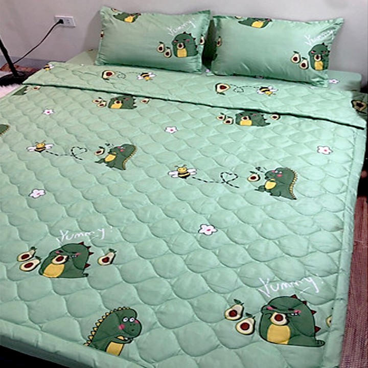 Mền hè ga gối trần bông gòn siêu xinh Mẫu đẹp (Có phân loại chọn mẫu )