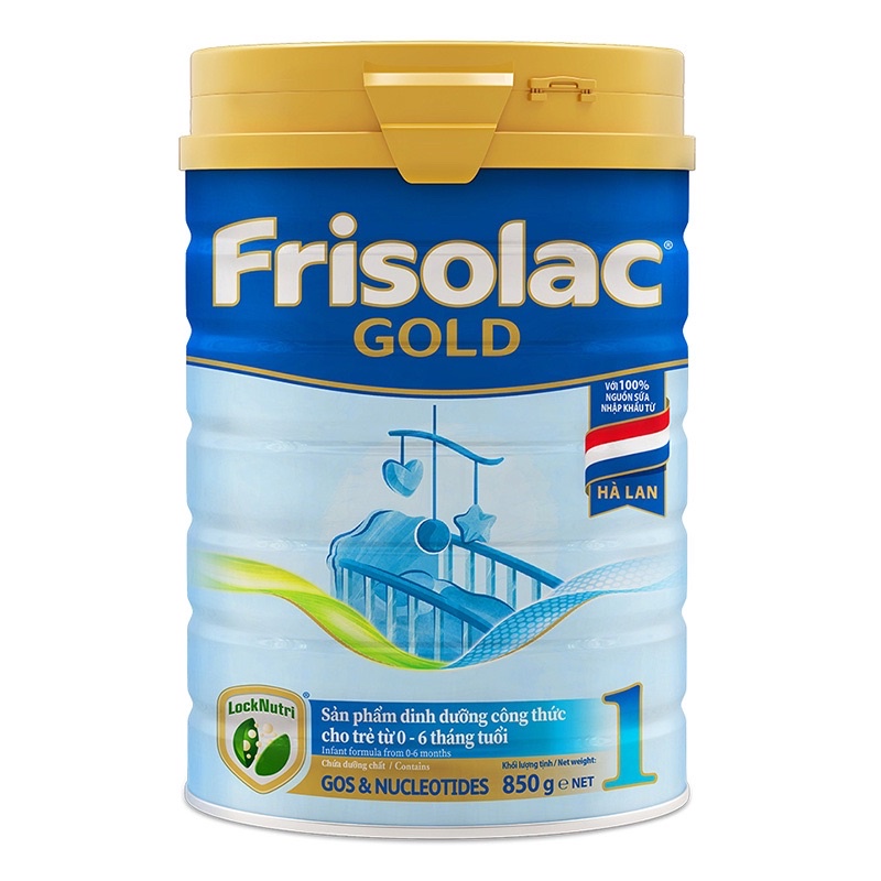 Sữa bột Frisolac Gold 1 850g ( Mẫu Mới )