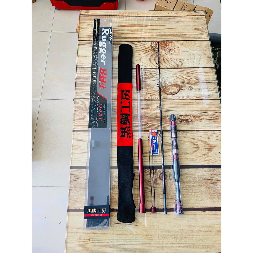 cần ikada BB4 Cần dài 1m50  - rút gọn 3 khúc