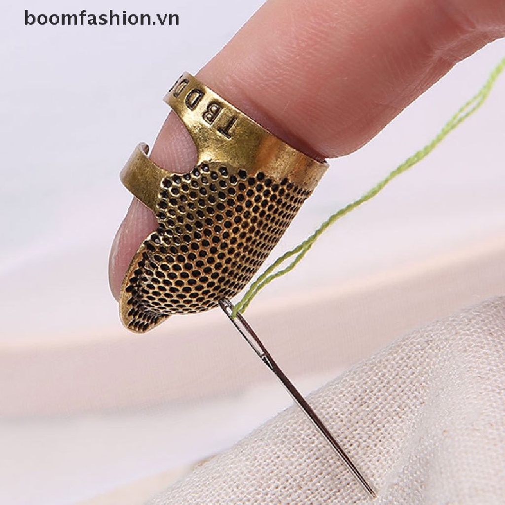 Nhẫn Bảo Vệ Ngón Tay Bằng Đồng Thau Chuyên Dụng Khi May Vá