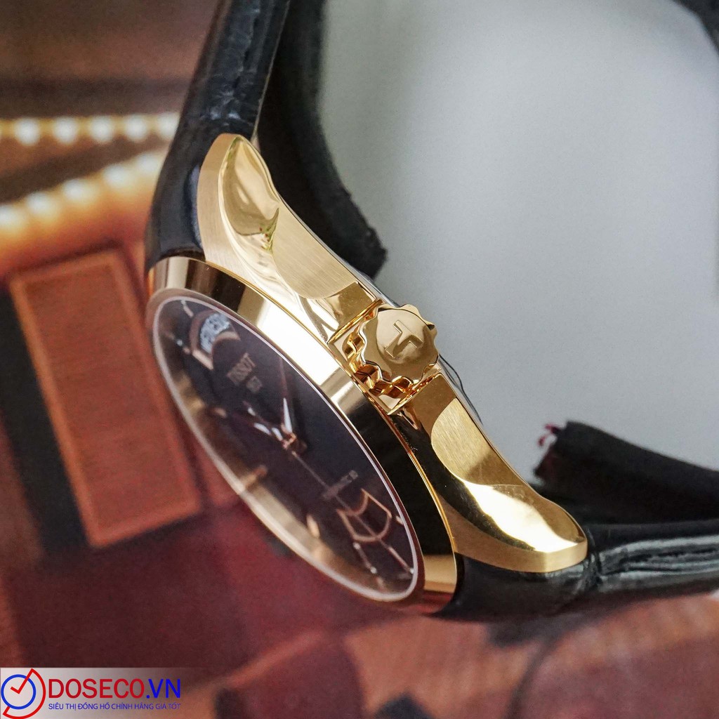 Đồng Hồ Nam Tissot Cơ Automatic Chính Hãng Couturier T035.407.36.051.01 Dây Da Cao Cấp Kính Sapphire Chống Nước TS7