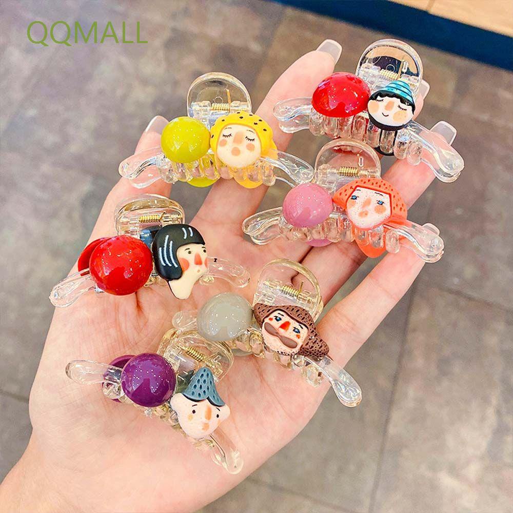 Kẹp Tóc Acrylic Trong Suốt Họa Tiết Hoạt Hình Phong Cách Hàn Quốc Dễ Thương Cho Nữ