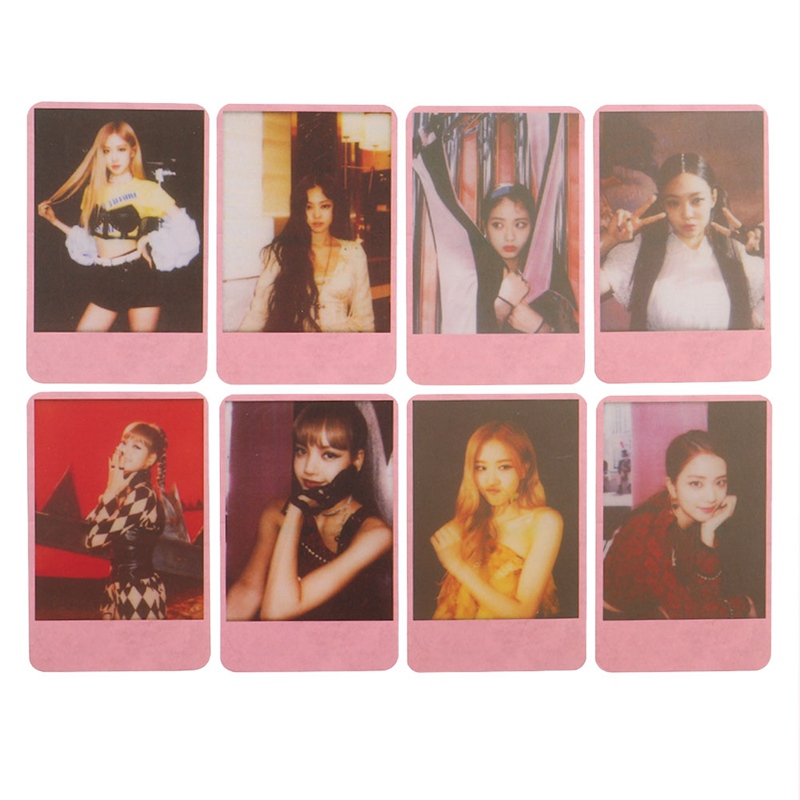 Set 8 thẻ ảnh hình thành viên nhóm nhạc Blackpink