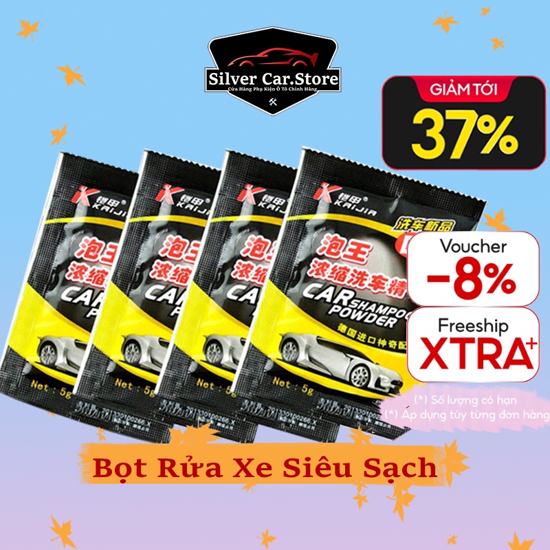 Bọt Rửa Xe Ô Tô Siêu Sạch - Siêu Bọt Tiện Dụng - 1 Gói