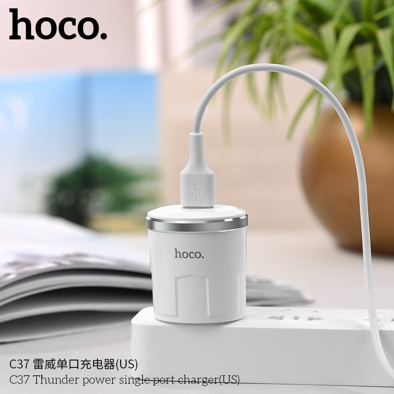 [Giá Sỉ] Bộ Củ Sạc Nhanh Hoco C37 2.4A - Chính Hãng