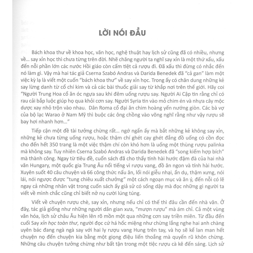 Sách - Say Xỉn Học Toàn Thư - Hay Là Lan Man Lúc Vào Bếp Sau Cơn Say | BigBuy360 - bigbuy360.vn