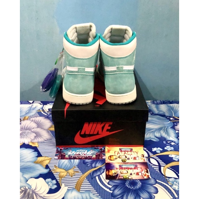 'Giày Cổ Cao' Nike Air Jordan 1 Retro High Turbo Green