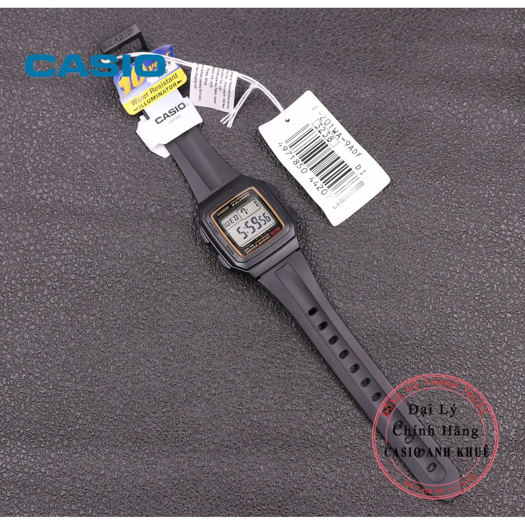 Đồng hồ nam Casio F-201WA-9ADF dây nhựa