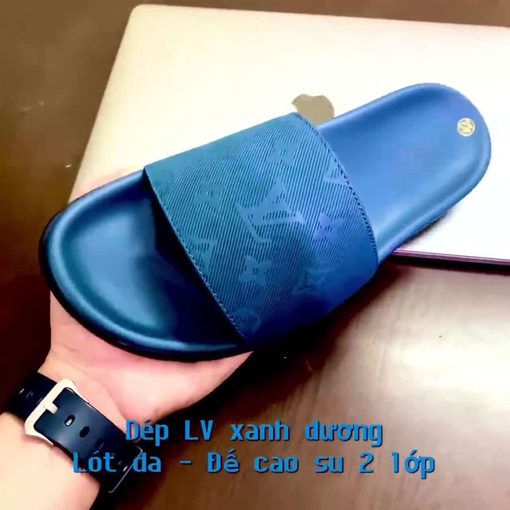 Dép Nam L.V, Dép Lê Nam Quai Ngang Cực Đẹp, Màu Sắc Trang Nhã, Phong Cách Sang Trọng Full Box
