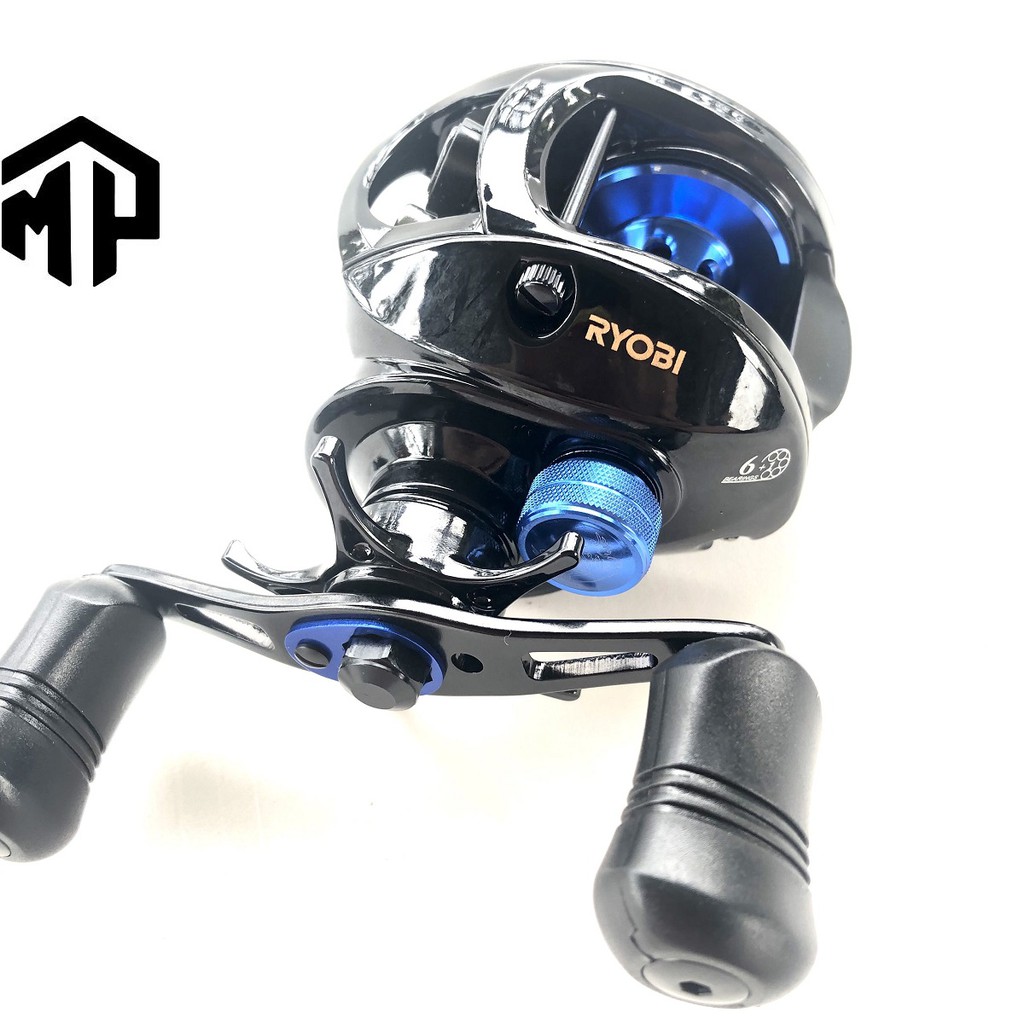 Máy câu ngang RYOBI tay trái NUM ONE CB , chính hãng Xanh Đen hàng chuẩn y hìnhg