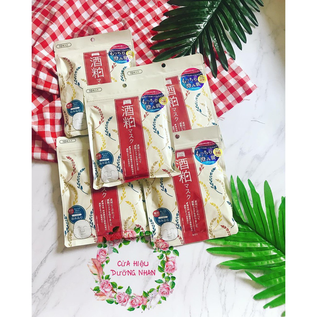 Mặt nạ cám gạo Sake