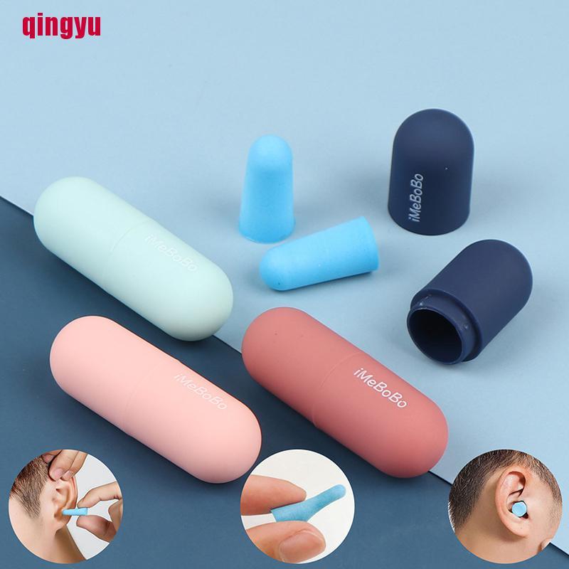 1 Cặp Nút Bịt Tai Chống Ồn Bằng Silicone