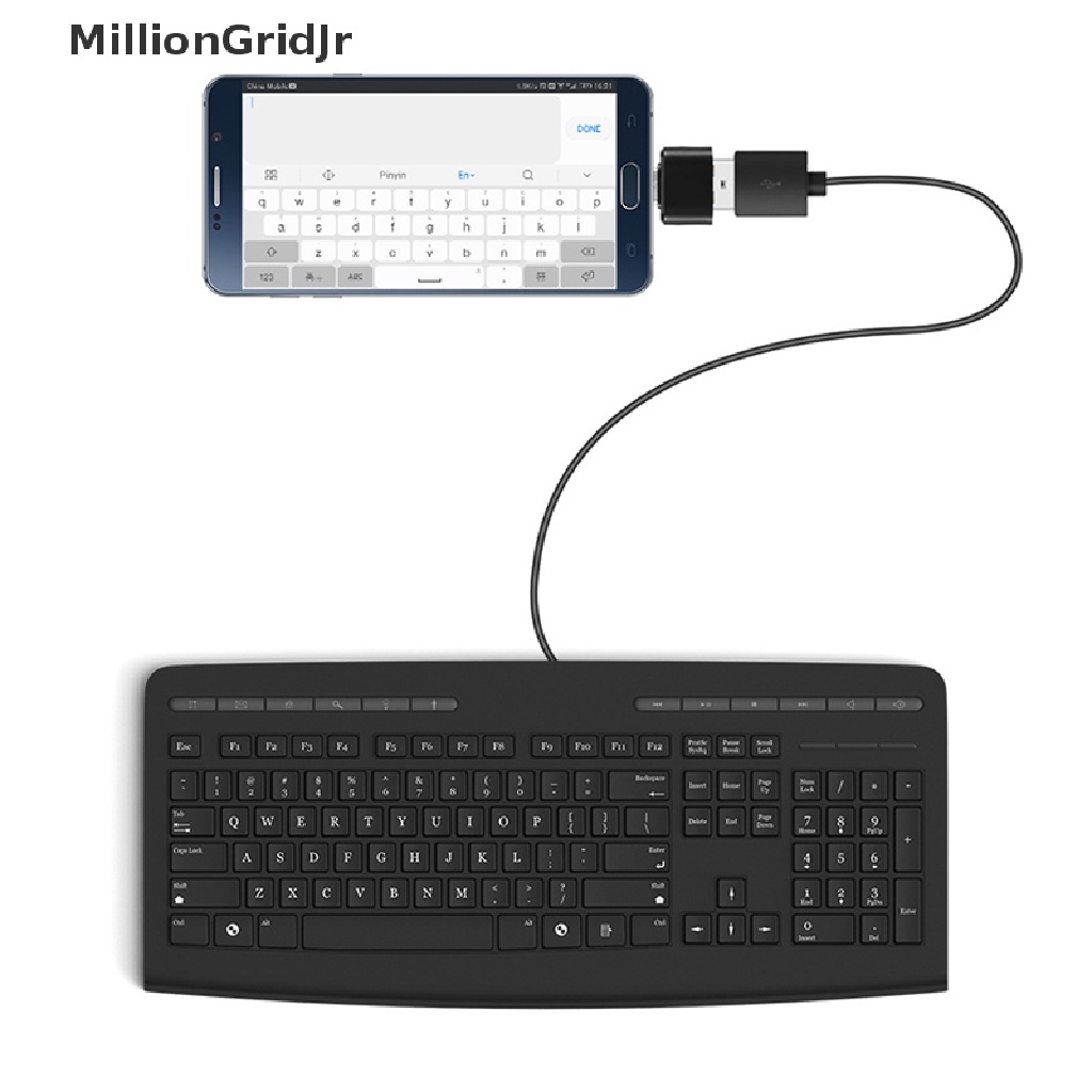 Set 2 Đầu Chuyển Đổi USB Type C Sang USB 2.0 OTG Cho Điện Thoại
