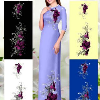 Vải áo dài in 3D