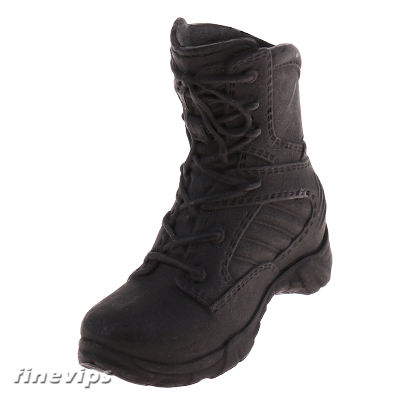 [FINEVIPS] 1/6 Scale Military Shoes Combat Boots Tactical Boots for 12" Phicen Figures