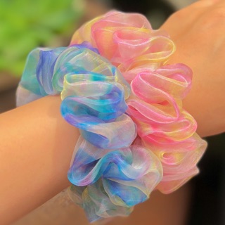 Đồ buộc tóc loang màu voan phồng🍭