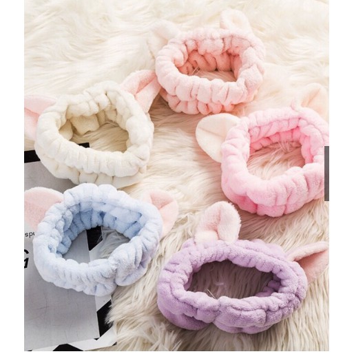 Băng Đô Tai Mèo Nhung Phong Cách Hàn Quốc P0088