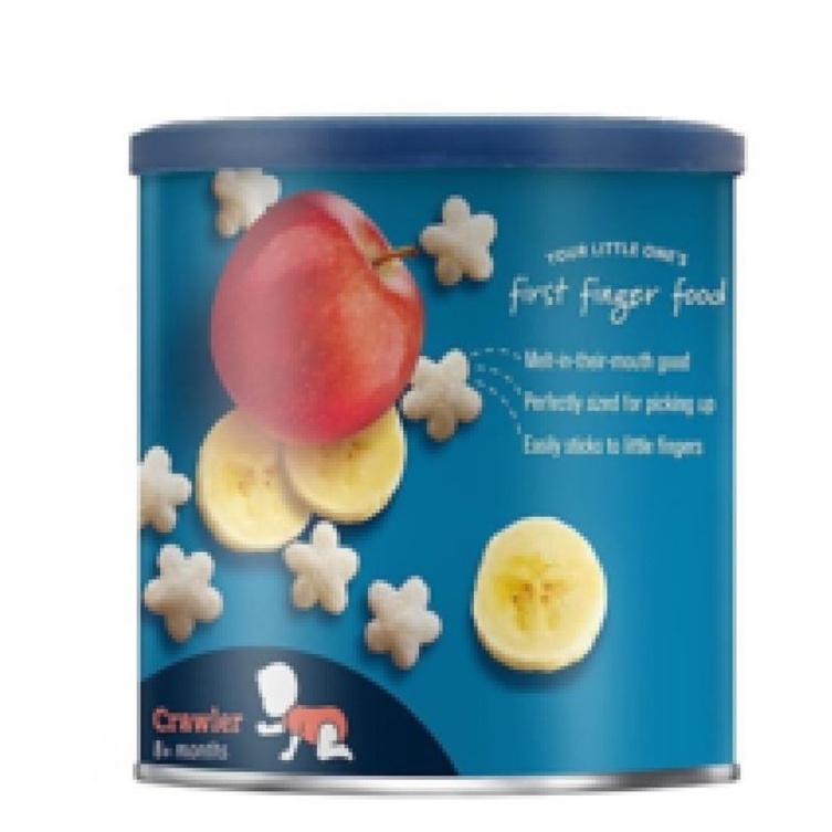 )Bánh ăn dặm Gerber vị Dâu Táo/ Chuối Cam/ Chuối Táo 49g