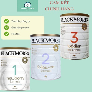 SỮA CÔNG THỨC BLACKMORES ÚC SỐ 1 2 3 LON 900gr