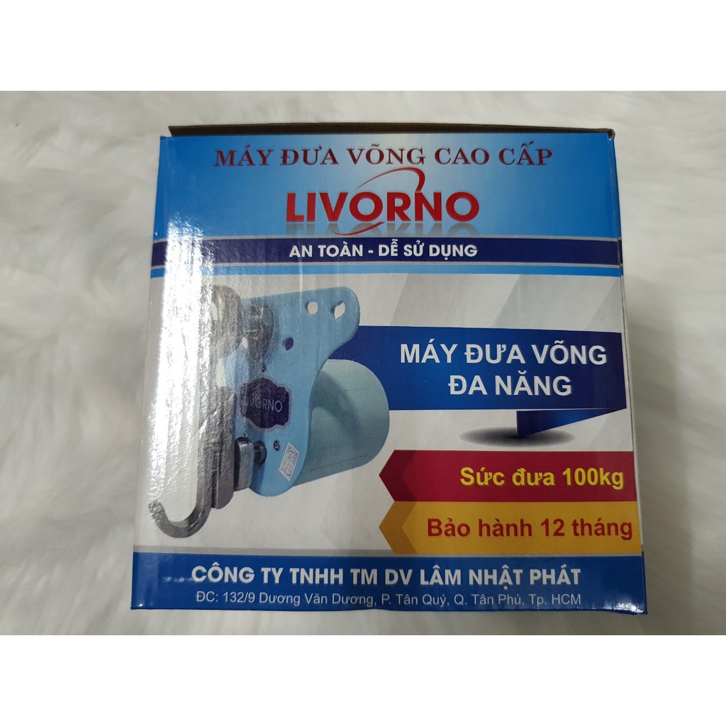 Máy đưa võng tự động cao cấp Livorno LVR01, sản phẩm tiện lợi để ru bé ngủ