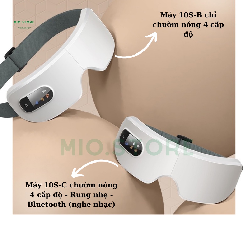 Máy Massage Mắt Thông Minh Xiaomi Wei 10S Chườm Nóng, Rung, Nghe Nhạc, Giảm Mỏi Mắt, Hỗ Trợ Lưu Thông Tuần Hoàn Máu