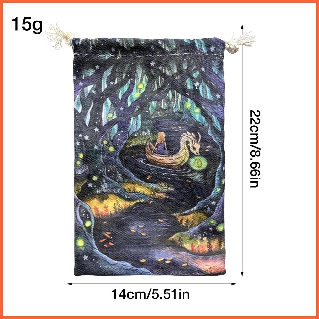 Túi Nhung Dây Rút Đựng Bài Tarot Oracle Tiện Dụng