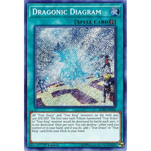 Thẻ bài Yugioh - TCG - Dragonic Diagram / BLRR-EN096'