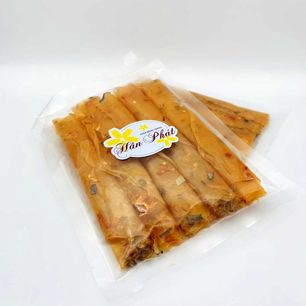 BÁNH TRÁNG DẺO TÔM CUỘN HÀNH PHI 1 TÚI