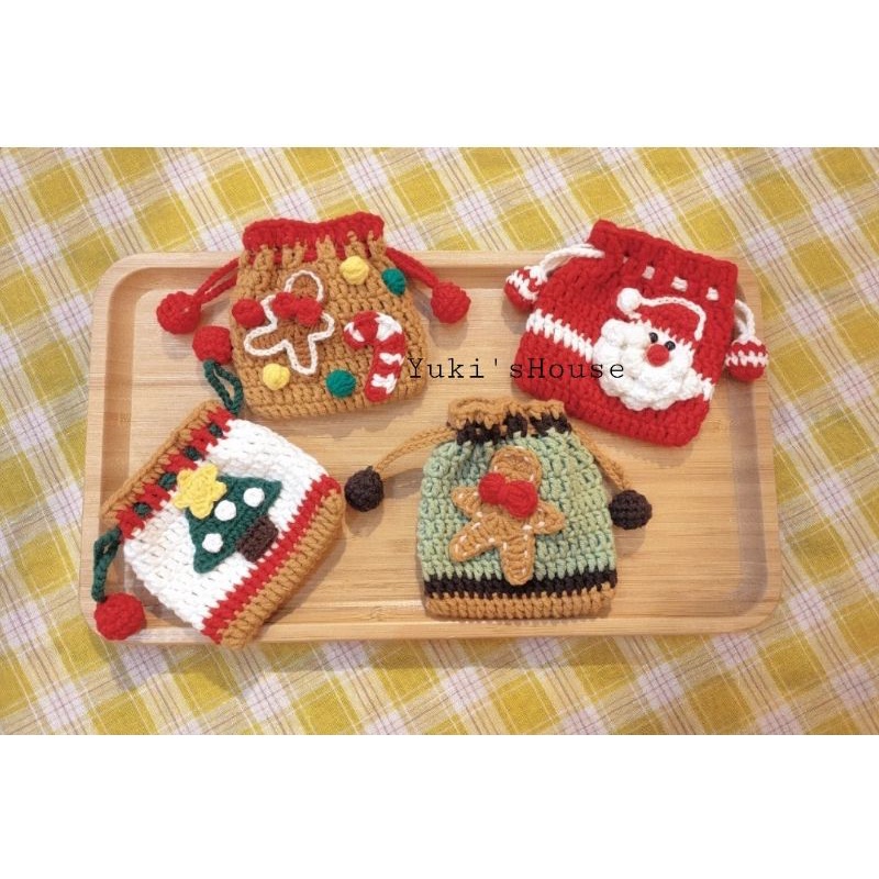 Túi len Noel đáng yêu