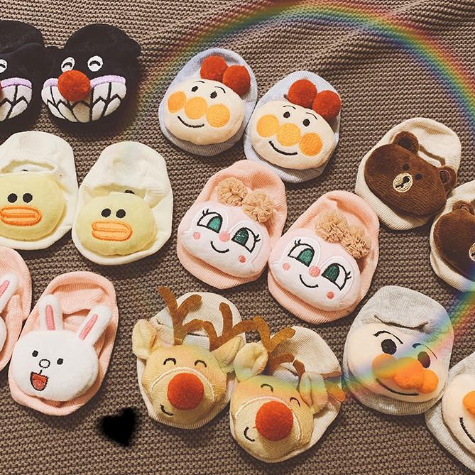 Vớ chống trượt kiểu dáng hoạt hình xinh xắn phong cách Hàn Quốc cho bé