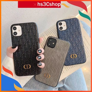 Ốp Điện Thoại Da In Logo Dior Cho Iphone 11 12 Mini 6 Pro Max 7 8 Plus X Xs Xr