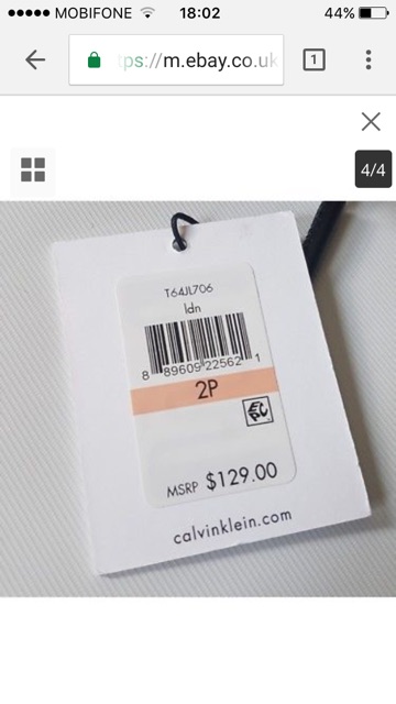 Áo vest Canvil Klein dư xịn