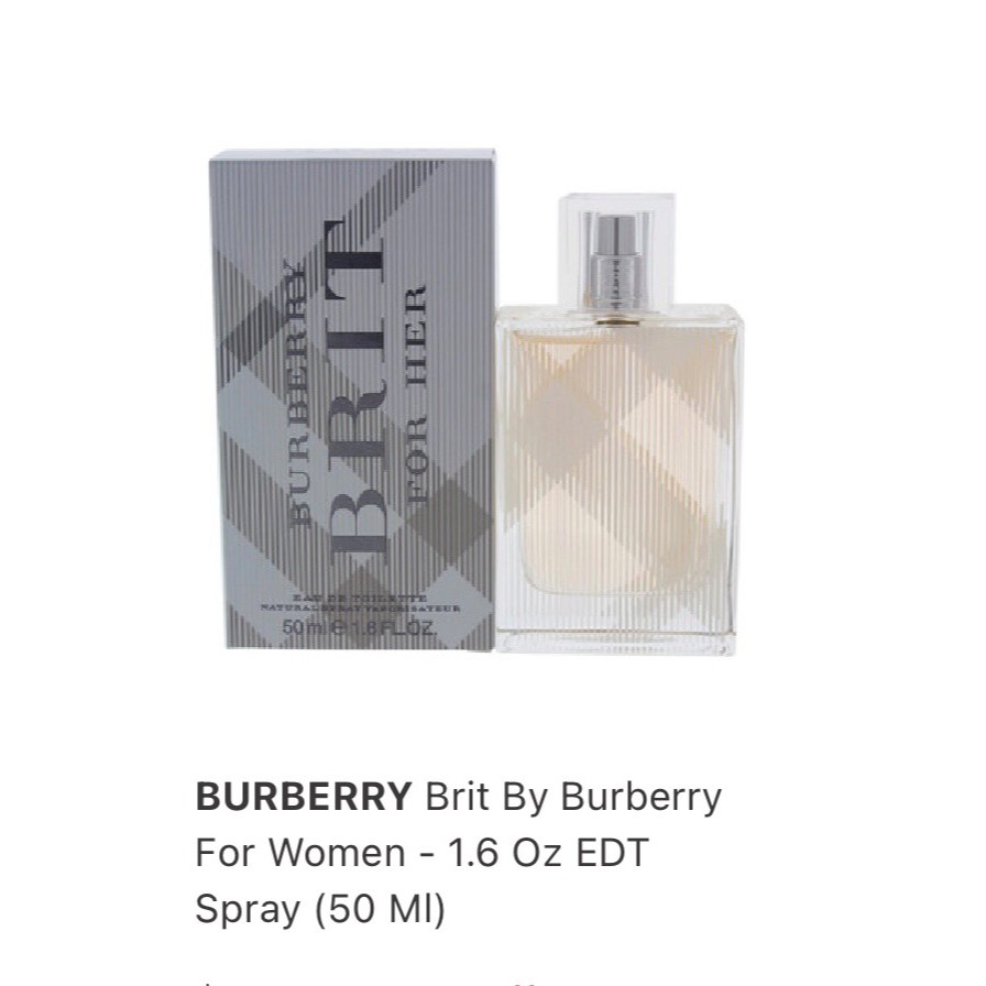 NƯỚC HOA BBR BRIT BY BBR FOR WOMEN - 1.6 OZ EDT SPRAY ( 50ML)