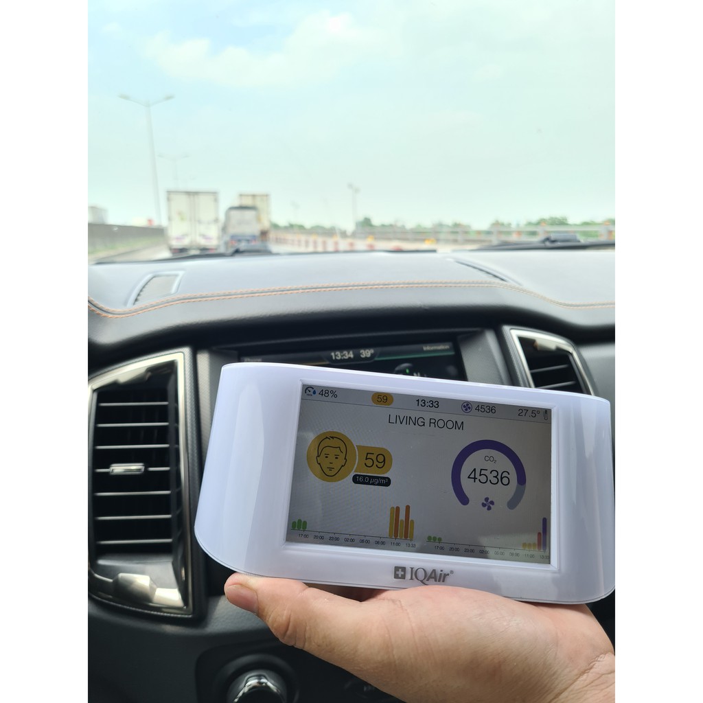 Máy đo chất lượng không khí IQAir AirVisual Pro - Thụy Sĩ