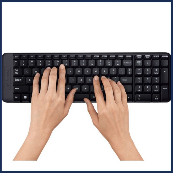 Bộ Bàn Phím Và Chuột Không Dây Logitech MK220 - PIN SIÊU BỀN - Bảo hành 36 tháng chính hãng