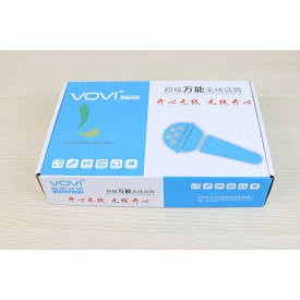 Micro karaoke Không dây VOVI V5 (2 micro)