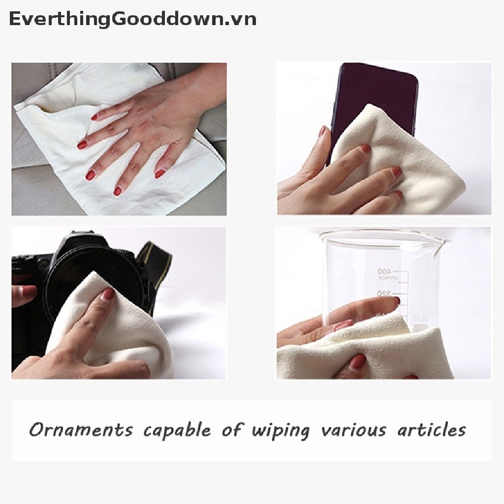 Khăn Da Sơn Dương Lau Kính Xe Hơi Thấm Hút Tốt