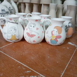 Gốm sứ bát tràng ,tượng cho bé