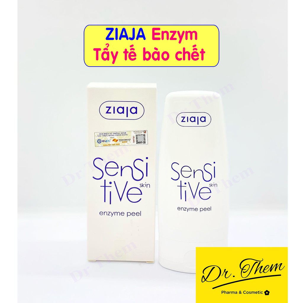 Ziaja Enzyme Tẩy Tế Bào Chết - Ziaja Sensitive Skin Enzyme Peeling 60ml - Enzim