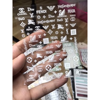 Mẫu dán thương hiệu (2) , stick dán móng tay